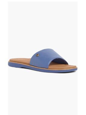 Reef Sunny Arrianah Sandals Navy Blue & Tan Women’s Size 8 Easy On NEW